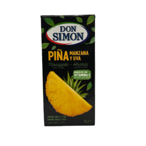 ZUMO PIÑA MANZANA Y UVA BRICK 1 LT DON SIMON