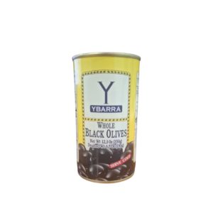 ACEITUNA NEGRA C/HUESO 185ML YBARRA