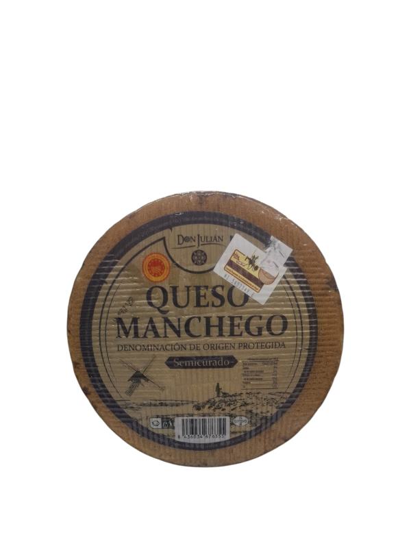 QUESO MANCHEGO SEMUCURADO DON JULIAN 3 KG