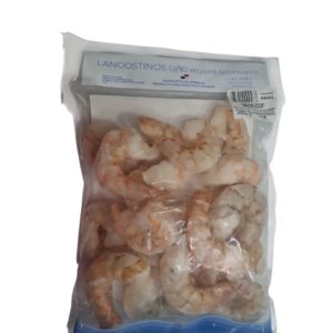 LANGOSTINOS U/10 PELADOS DESVENADOS (PRECIO POR KG)