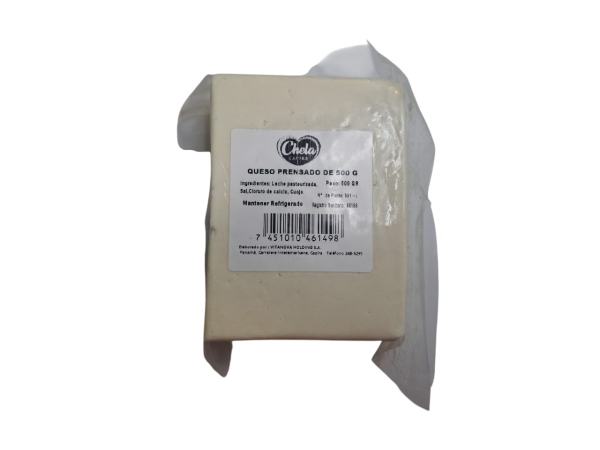 QUESO PRENSADO DE 500G CHELA