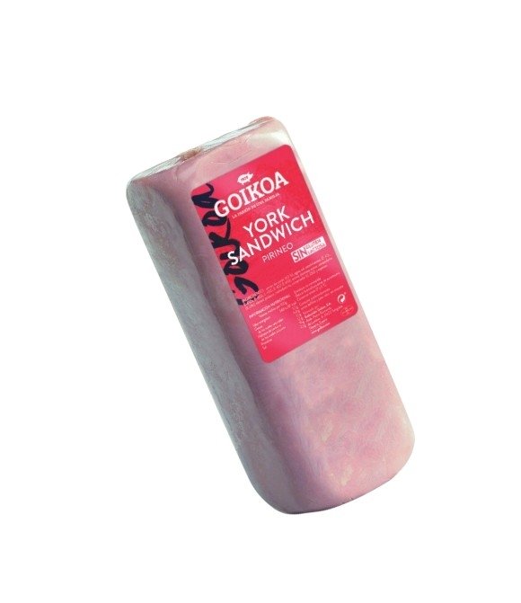 JAMON SANDWICH YORK PIRINEO GOIKOA  (PIEZA ENTERA  PRECIO POR KG)