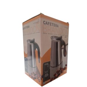 CAFETERA 2 TAZAS ACERO