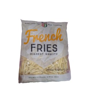 PAPAS FRITAS SHOESTRING  6X6 MM  2.5kg. J.P.B.