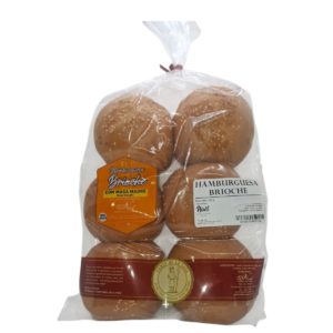 PAN DE HAMBURGUESAS (BRIOCH) 6 UNIDADES