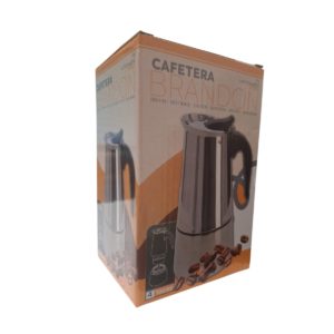 CAFETERA 4 TAZAS ACERO