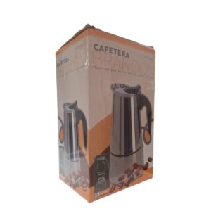CAFETERA 6 TAZAS ACERO