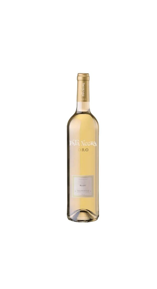 VINO PATA NEGRA ORO BLANCO 750ml. VALDEPENAS