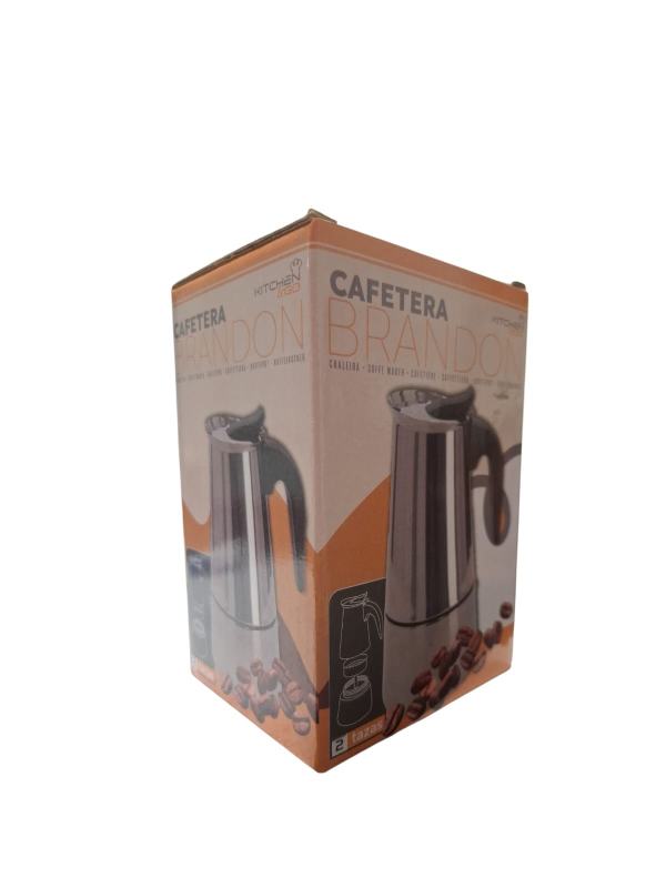 CAFETERA 2 TAZAS ACERO