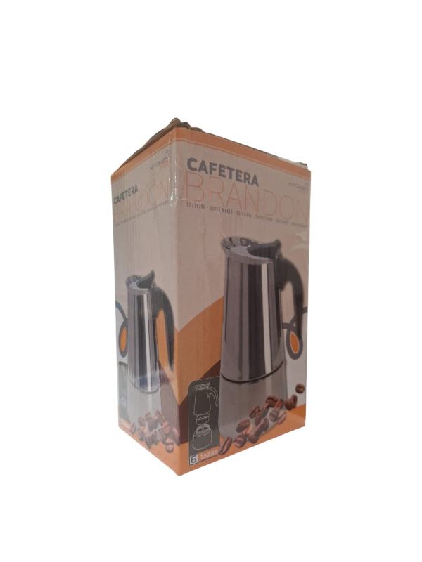 CAFETERA 6 TAZAS ACERO