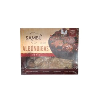 ALBONDIGA DE RES 600gr. SAMBU