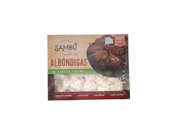 ALBONDIGA DE CHORIZO ITALIANO 600 GR SAMBU