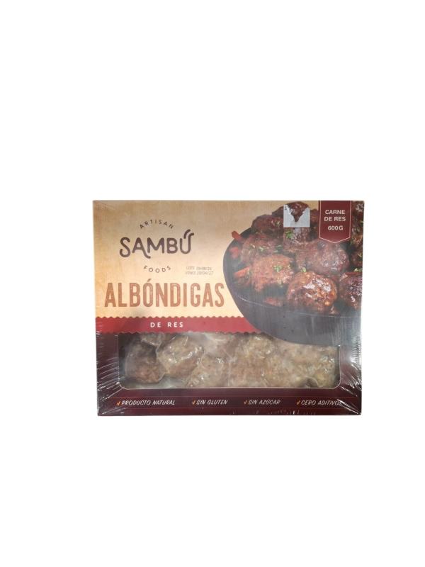 ALBONDIGA DE RES 600gr. SAMBU