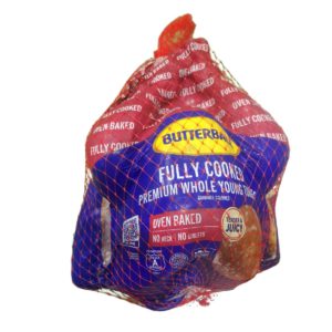 WHOLE YOUNG TURKEY OVEN BAKED 9.5-12.5LBS BUTTERBALL